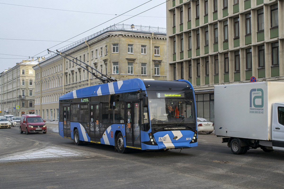 Санкт-Петербург, ВМЗ-5298.01 «Авангард» № 5018