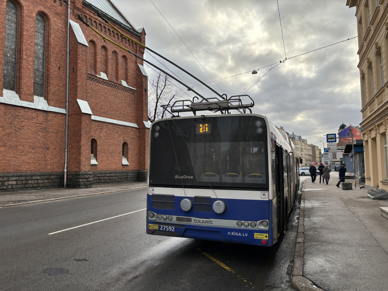 Rīga, Škoda 27Tr Solaris III № 27592