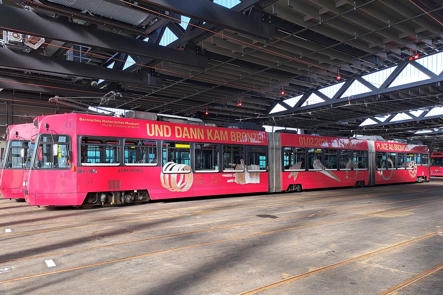 Берн, ACMV/ABB/Duewag Be 4/8 № 735