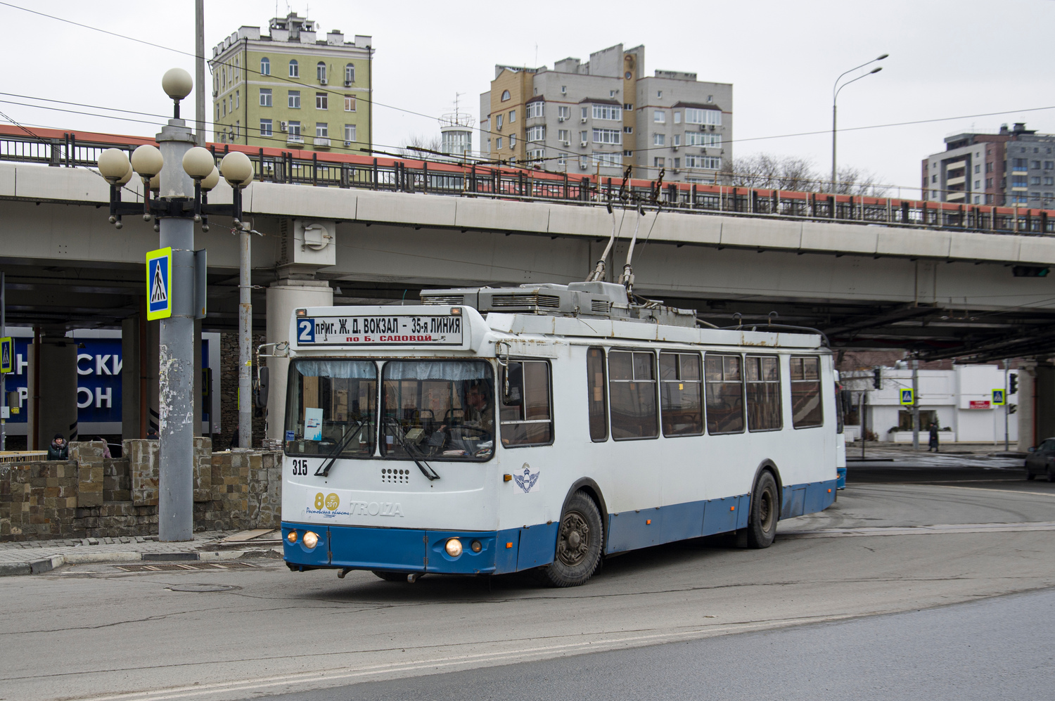 Ростов-на-Дону, ЗиУ-682Г-016.02 (с широкой 1-й дверью) № 315