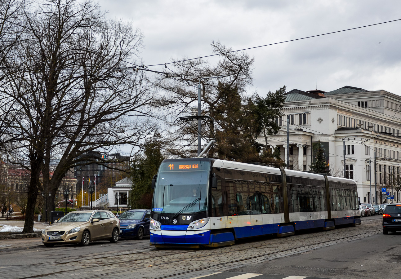 Рига, Škoda 15T ForCity Alfa Riga № 57136