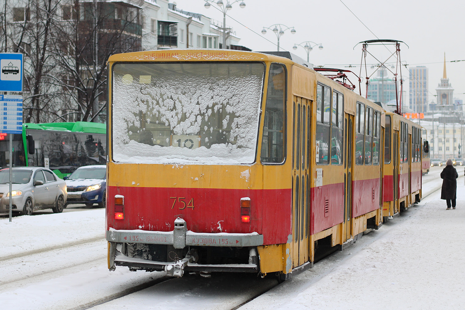 Екатеринбург, Tatra T6B5SU № 754