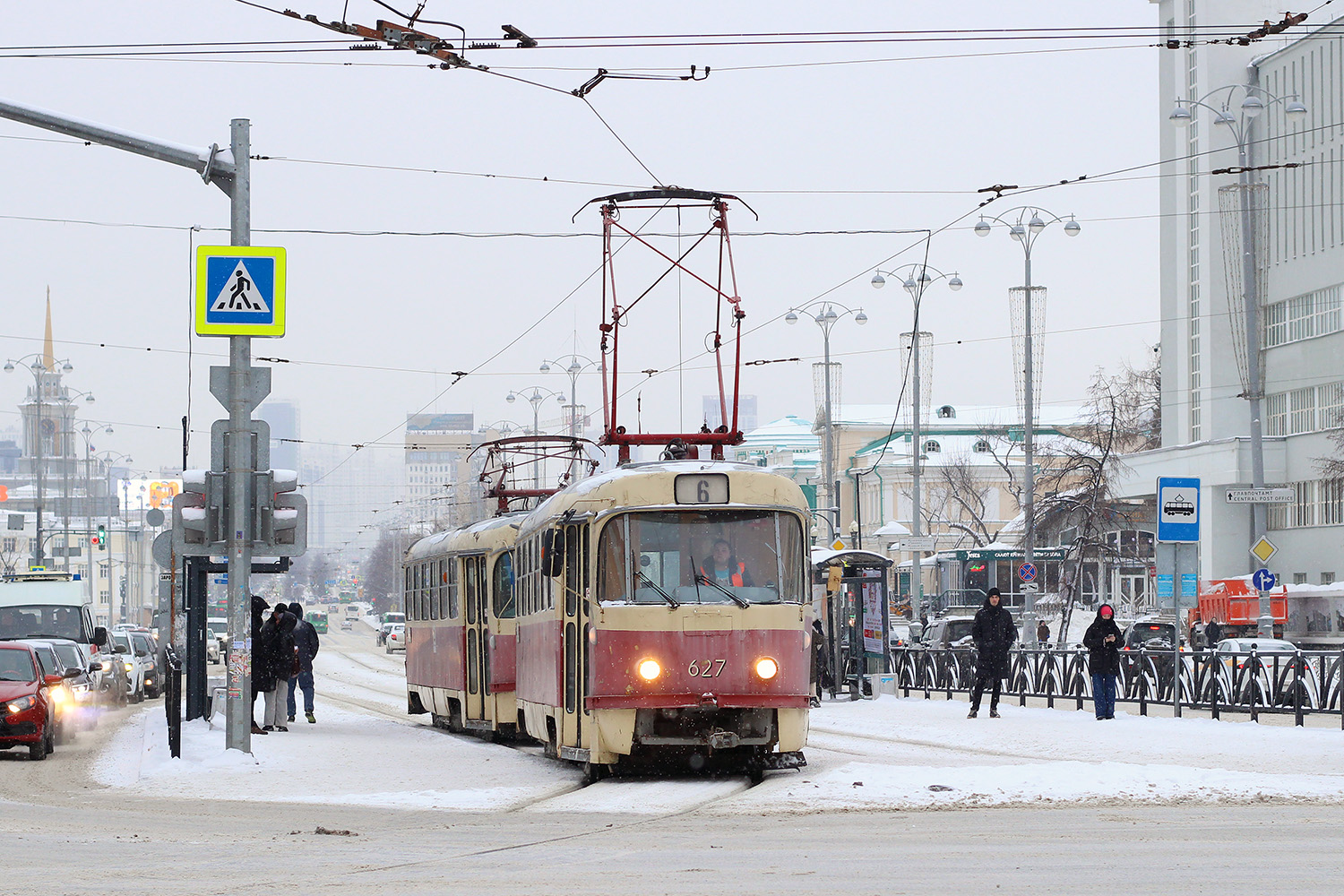 Екатеринбург, Tatra T3SU (двухдверная) № 627