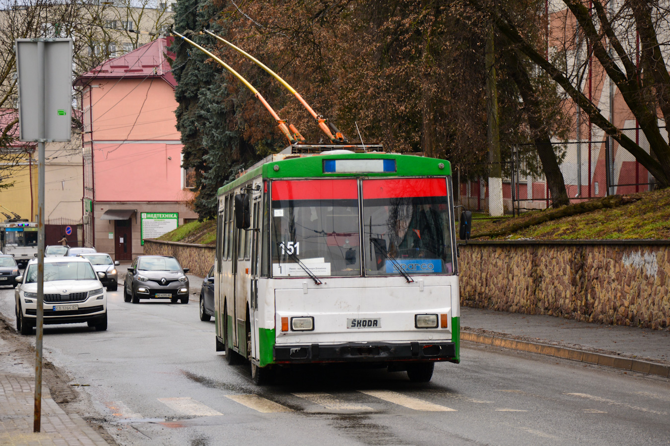 Тернополь, Škoda 14Tr08/6 № 151