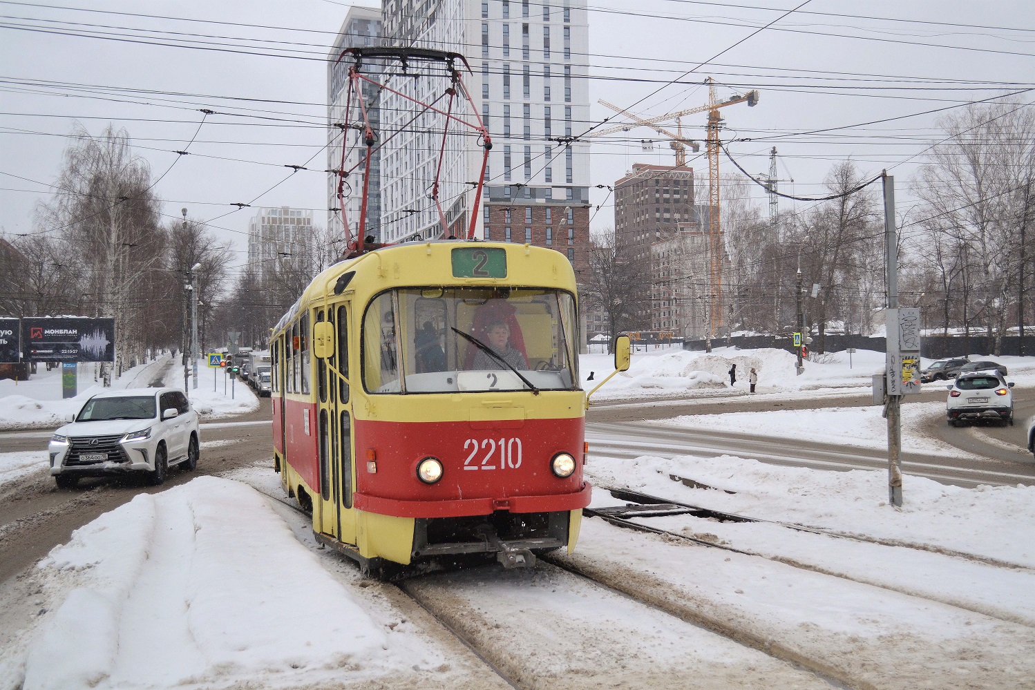 Ижевск, Tatra T3SU № 2210