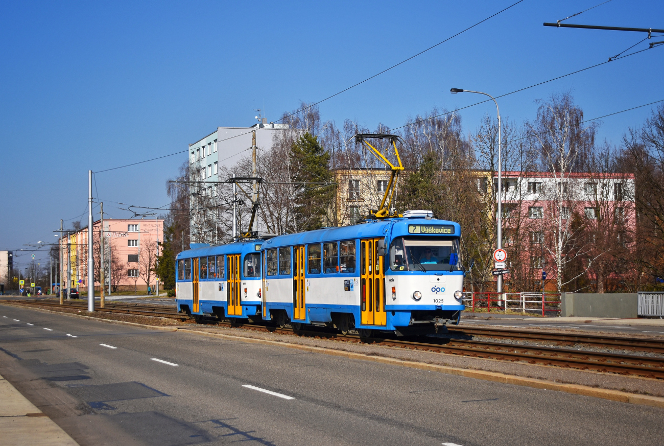 Острава, Tatra T3R.P № 1025