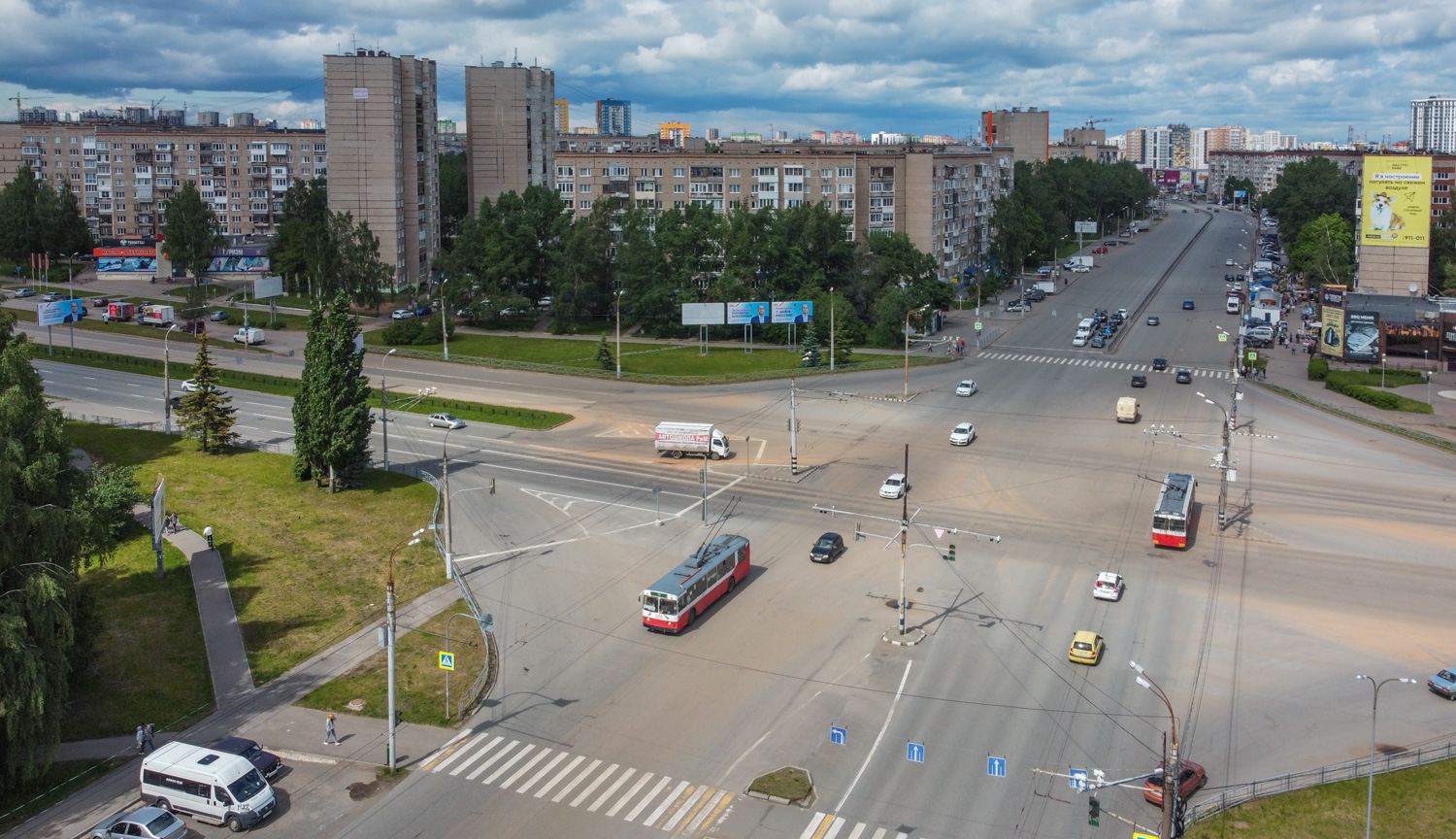 Ижевск — Линии электротранспорта