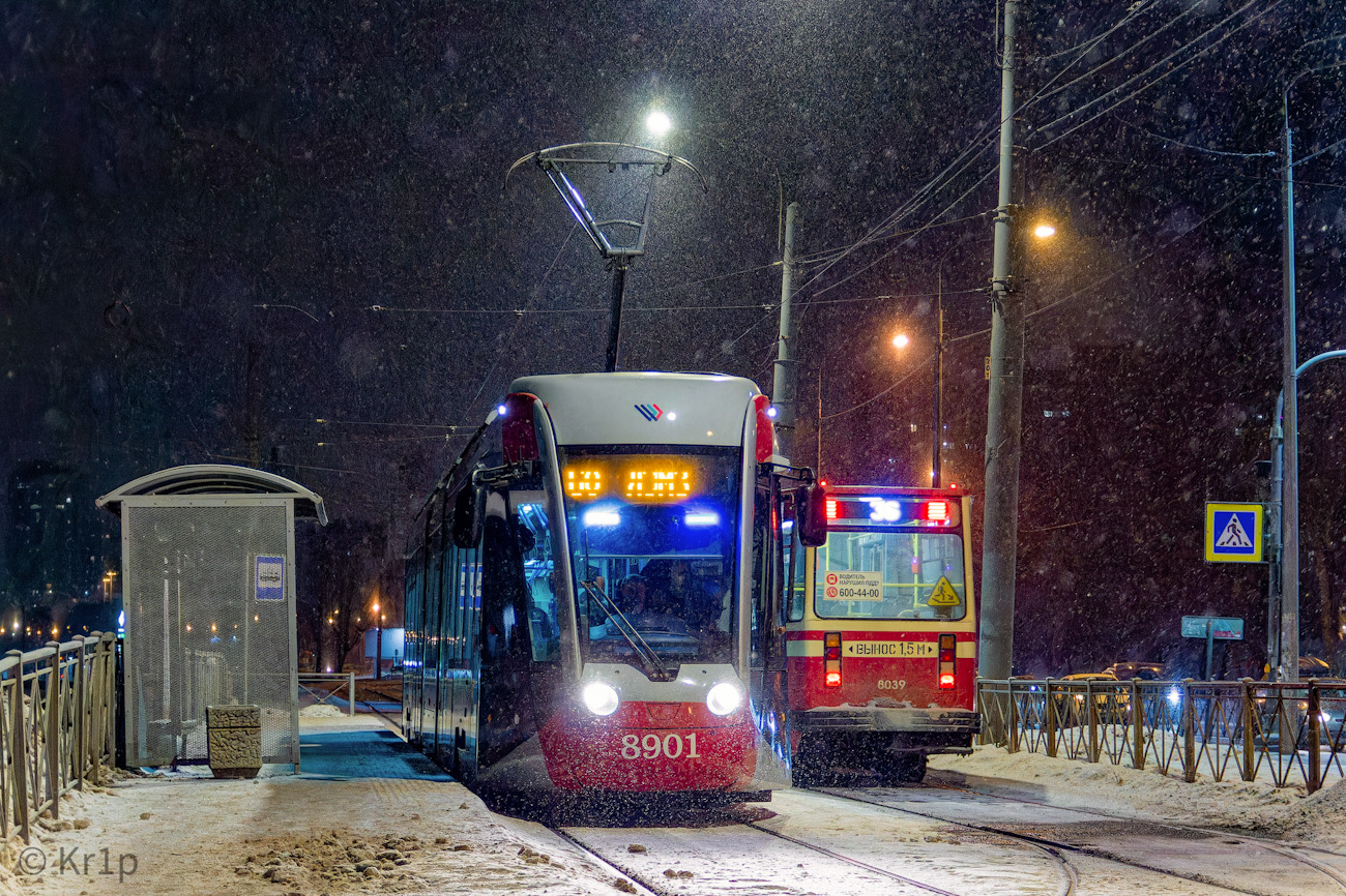 Санкт-Петербург, 71-801 (Alstom Citadis 301 CIS) № 8901