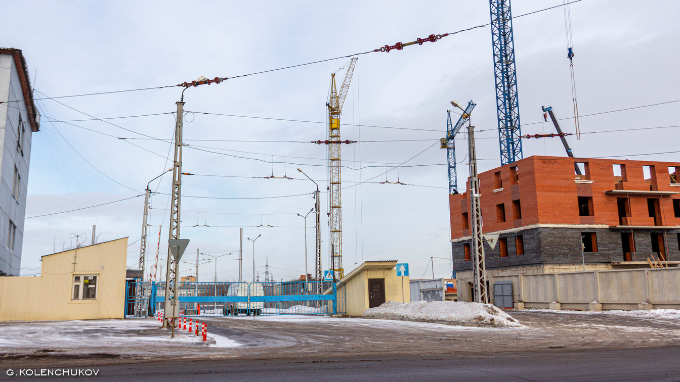 Красноярск — Подготовка ко вводу в эксплуатацию троллейбусного депо в Телевизорном переулке [07.2023-06.2024]