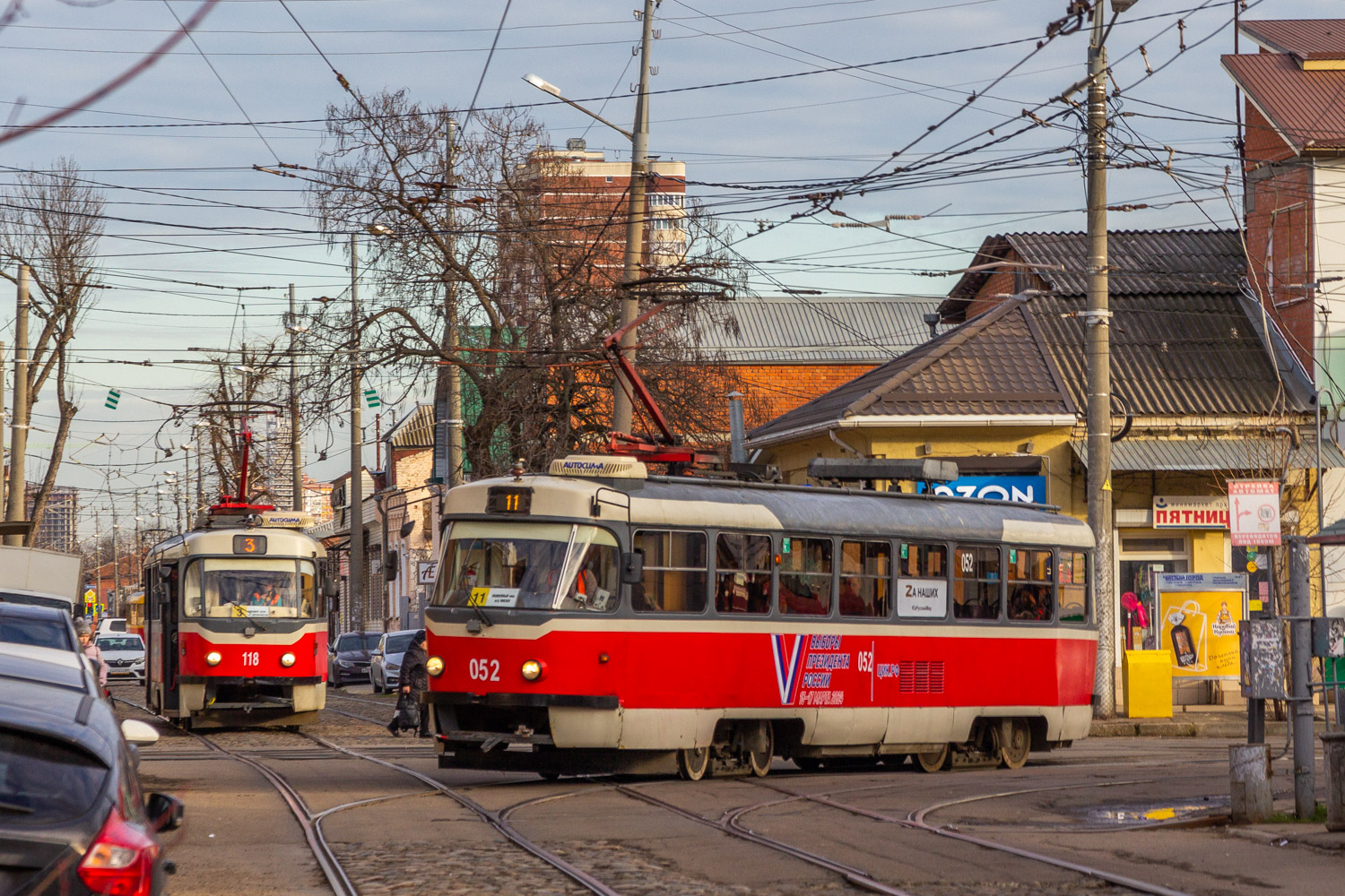 Краснодар, Tatra T3SU КВР ТМЗ № 118; Краснодар, Tatra T3SU КВР МРПС № 052