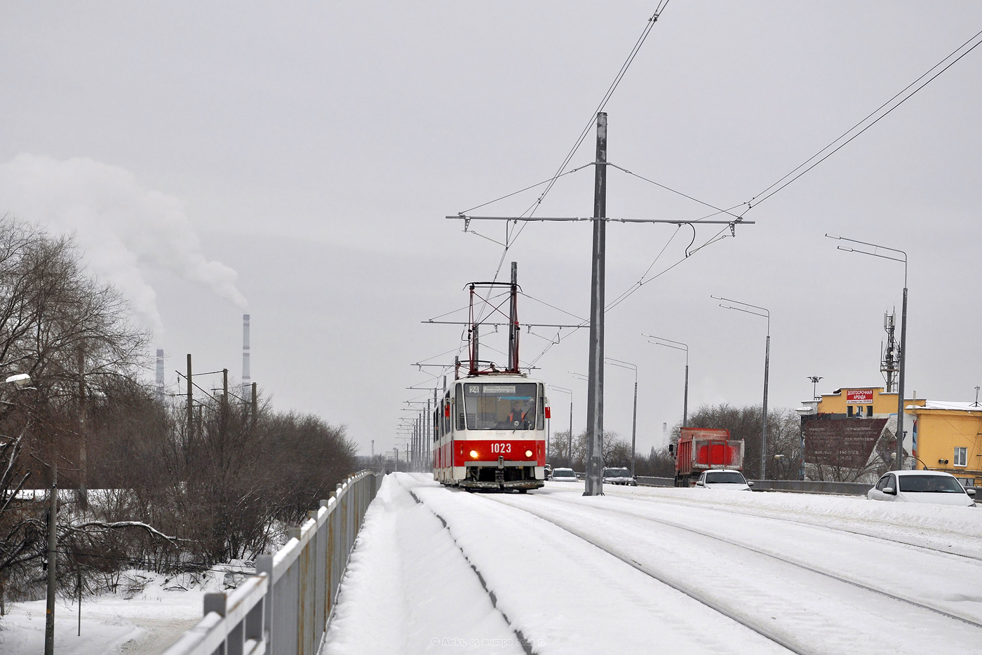 Самара, Tatra T6B5SU № 1023