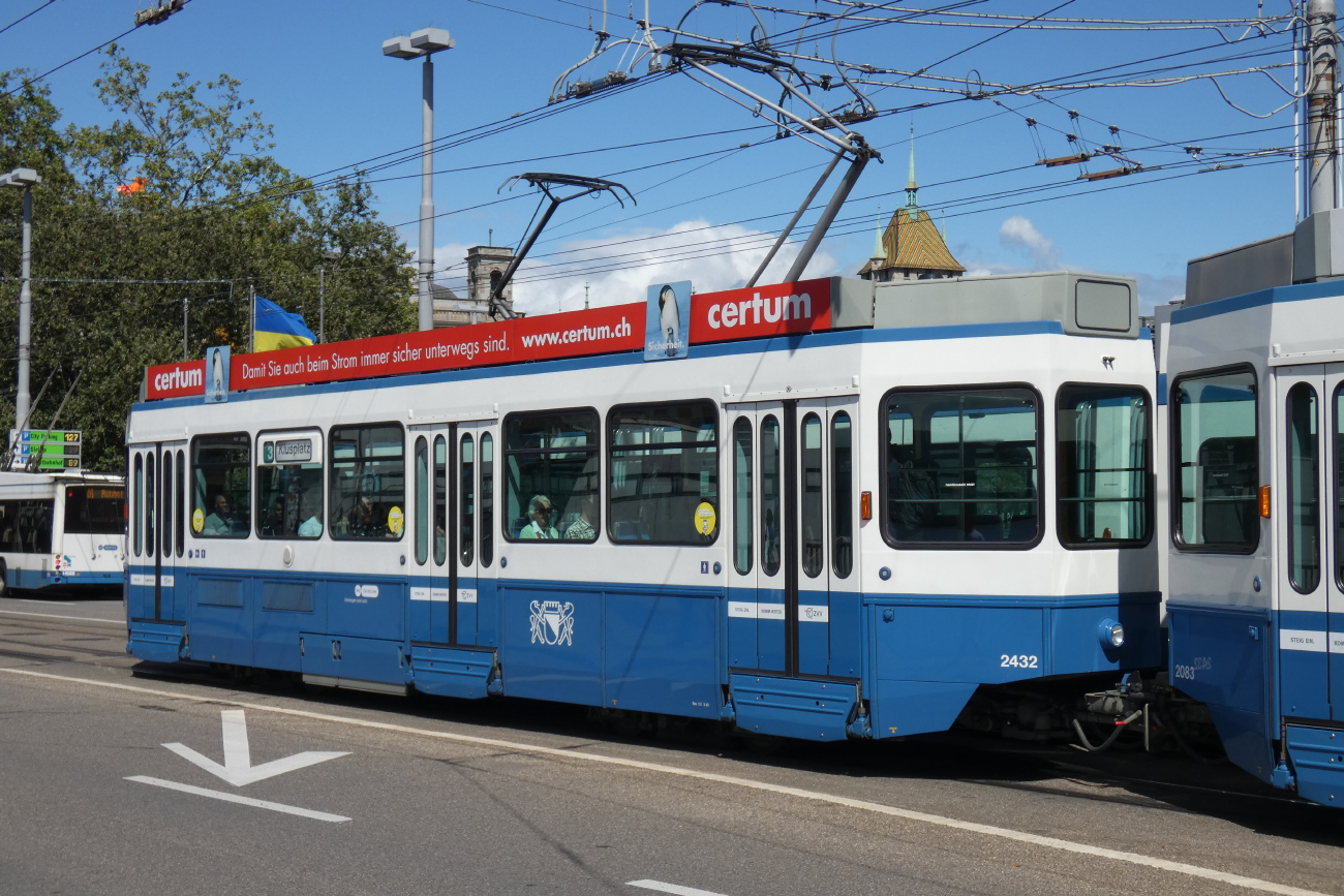 Cīrihe, SWP/SIG/ABB Be 2/4 "Tram 2000 Pony" № 2432