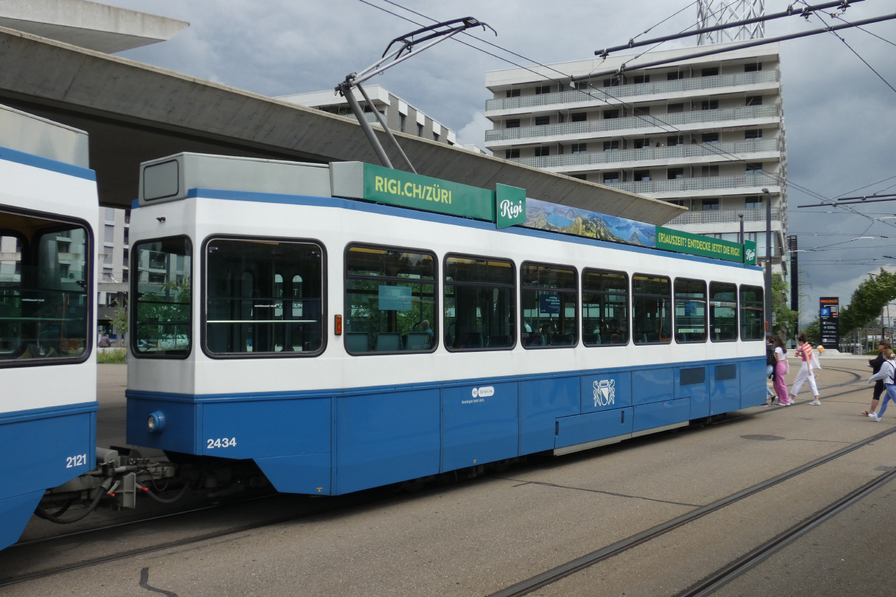 Цюрих, SWP/SIG/ABB Be 2/4 "Tram 2000 Pony" № 2434