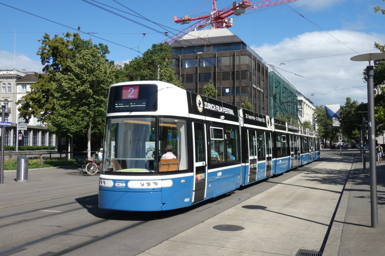 Цюрих, Bombardier Flexity Zürich № 4001