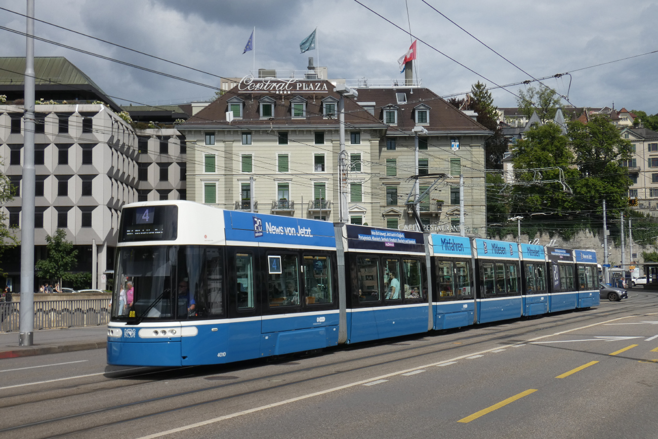 Цюрих, Bombardier Flexity Zürich № 4010