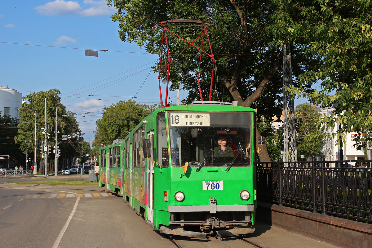 Екатеринбург, Tatra T6B5SU № 760