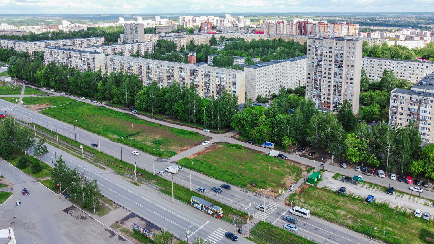 Iżewsk — Electric transit lines