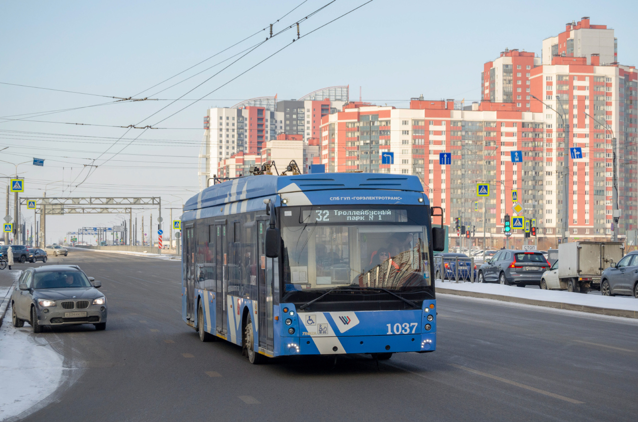 Санкт Петербург, Тролза-5265.08 «Мегаполис» № 1037