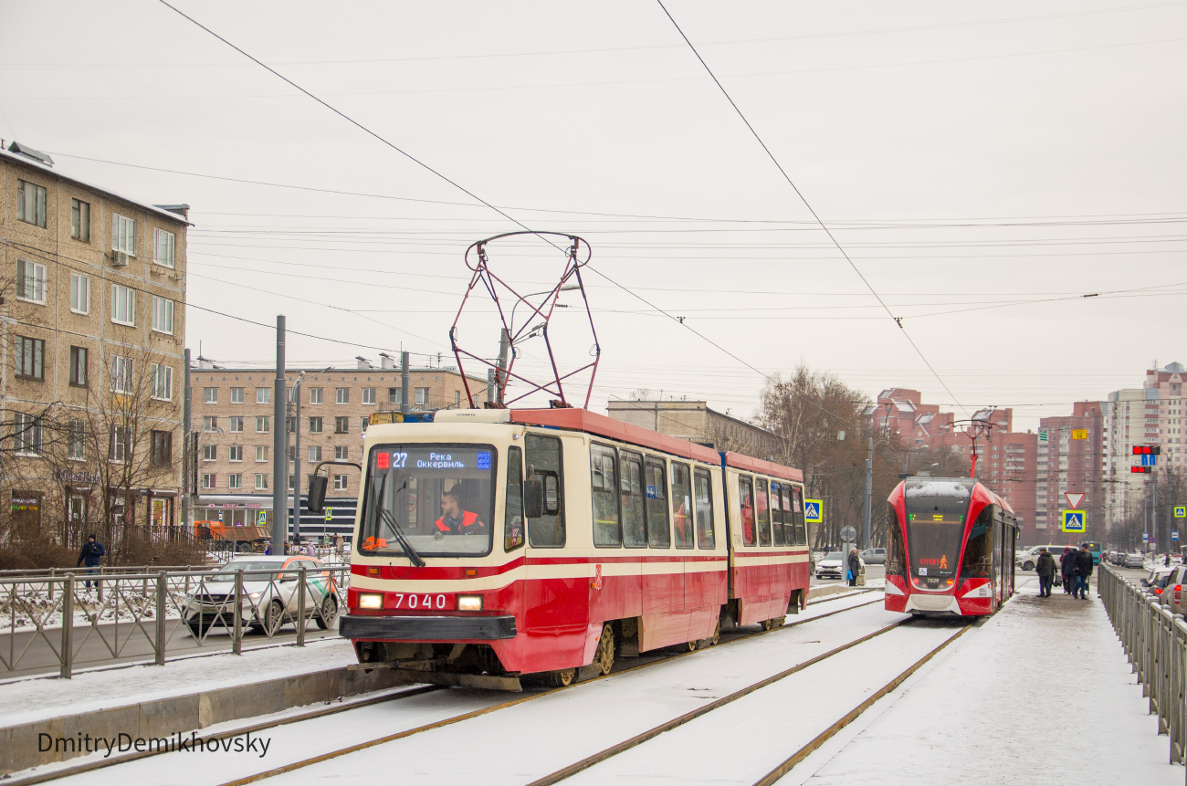 Санкт-Петербург, ЛВС-86М2 № 7040 Санкт-Петербург, ЛВС-86М2 № 7040