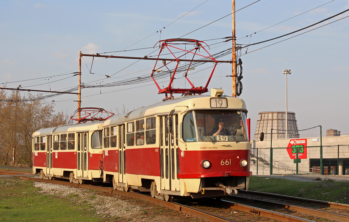 Екатеринбург, Tatra T3SU № 661