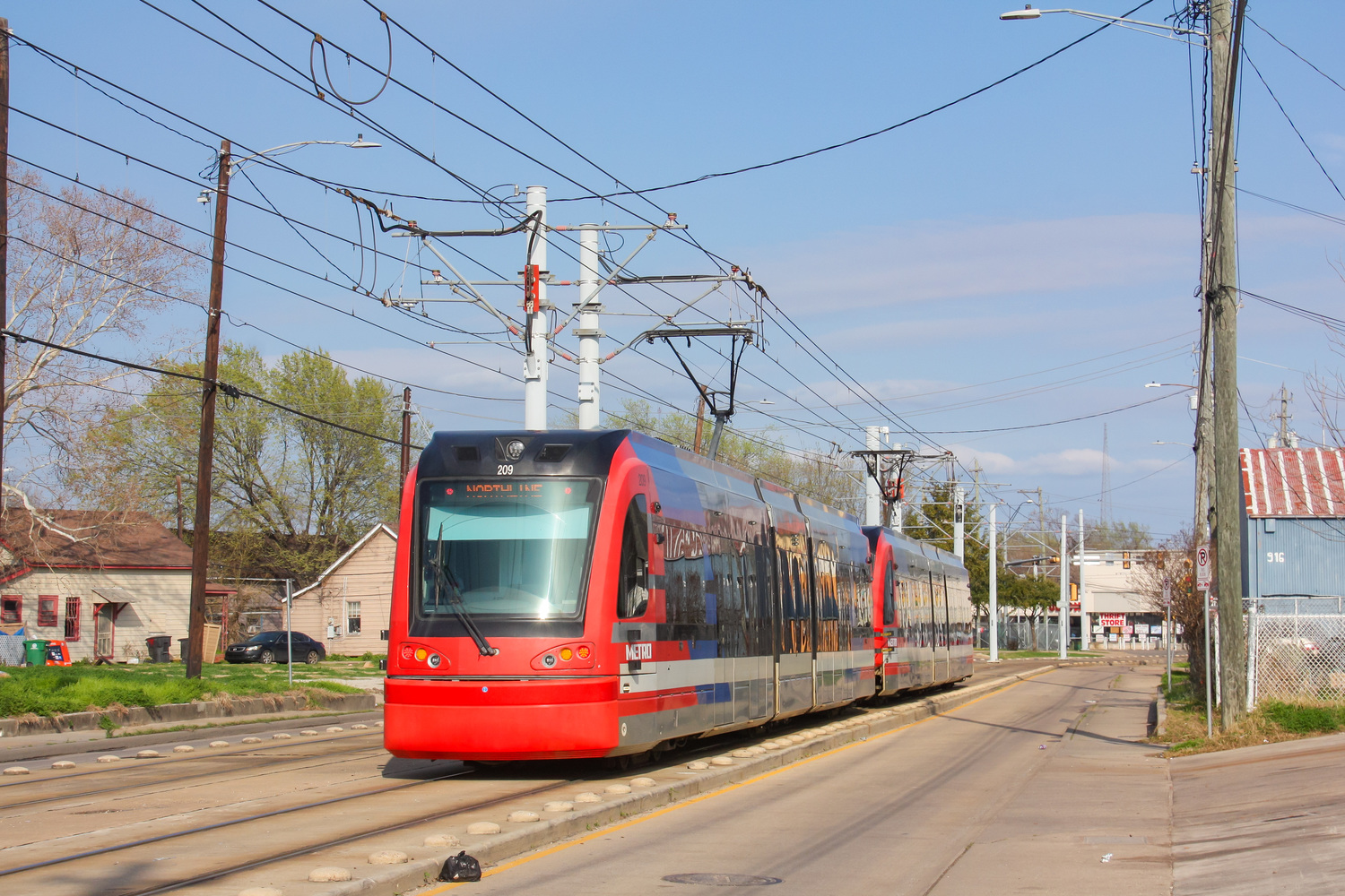 Houston, Siemens S70 LRV Nr 209