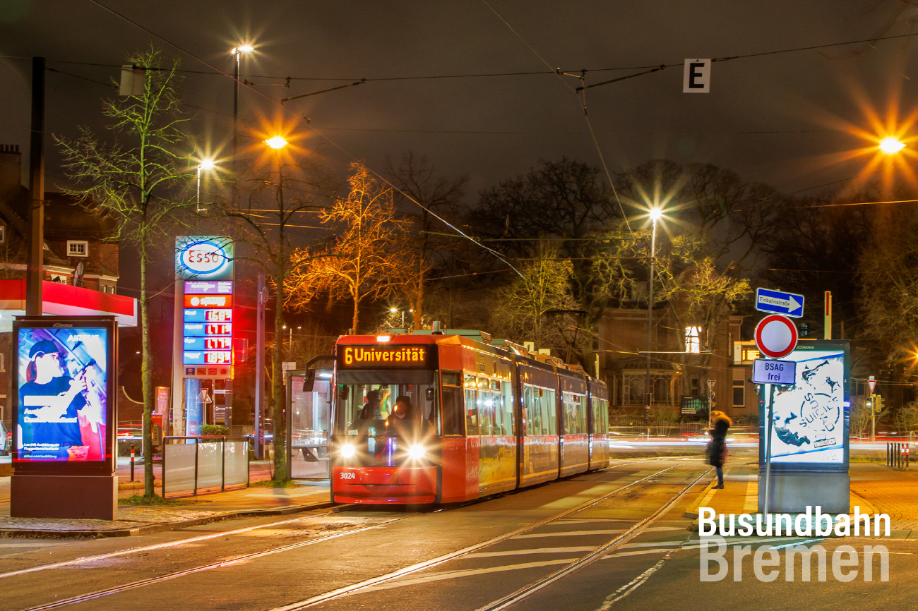 Bremen, AEG GT8N № 3024