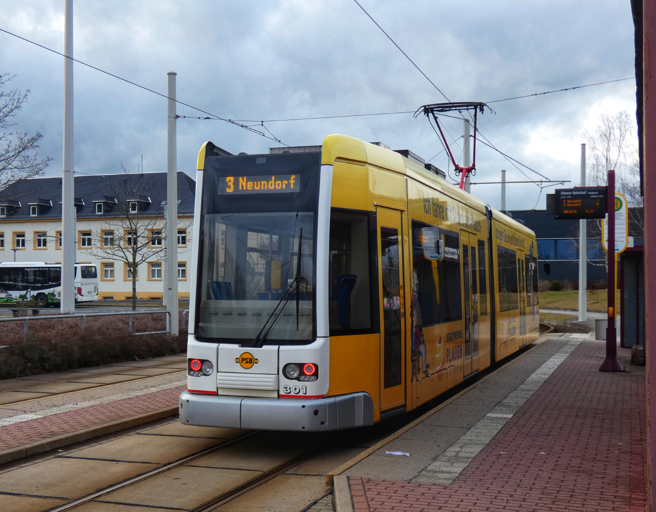 Plauen, Bombardier NGT6 PSB Nr 301