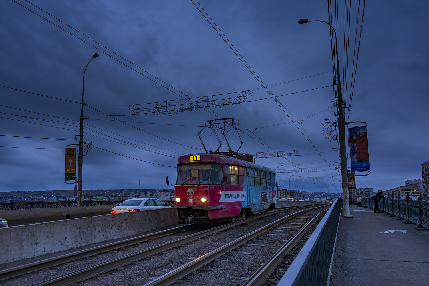 Volgograd, Tatra T3SU (2-door) Br. 3015