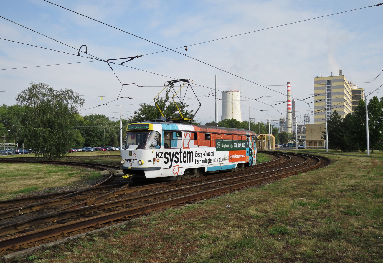 Мост ― Литвинов, Tatra T3M.3 № 307