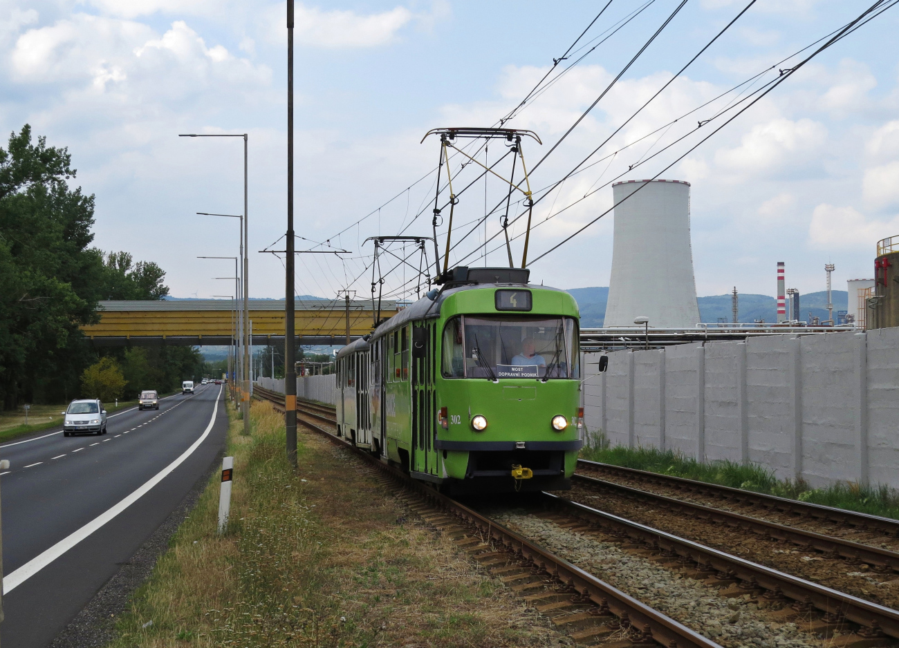 Мост ― Литвинов, Tatra T3M.3 № 302
