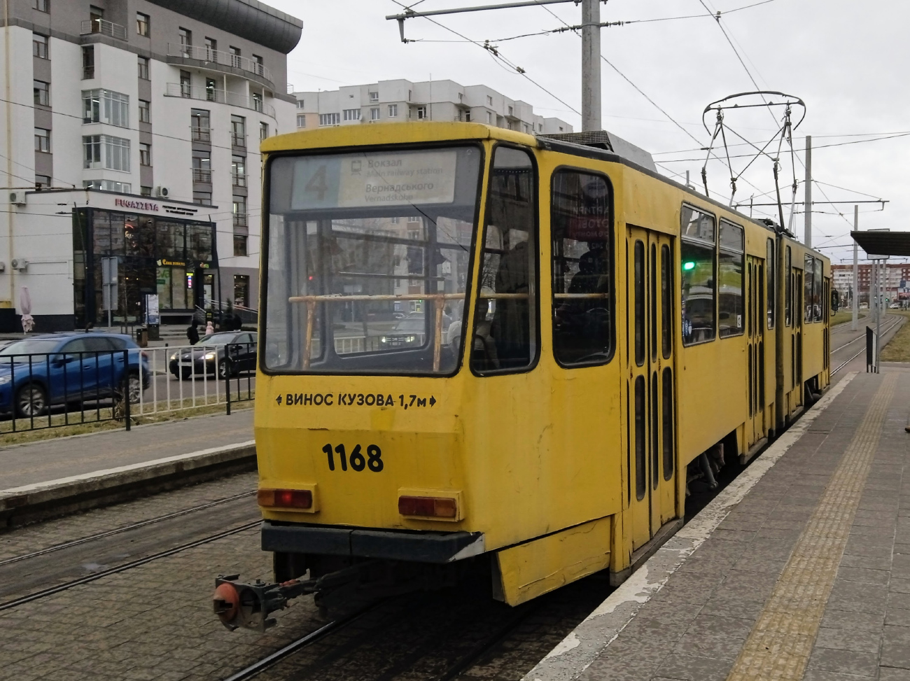 Львов, Tatra KT4D № 1168