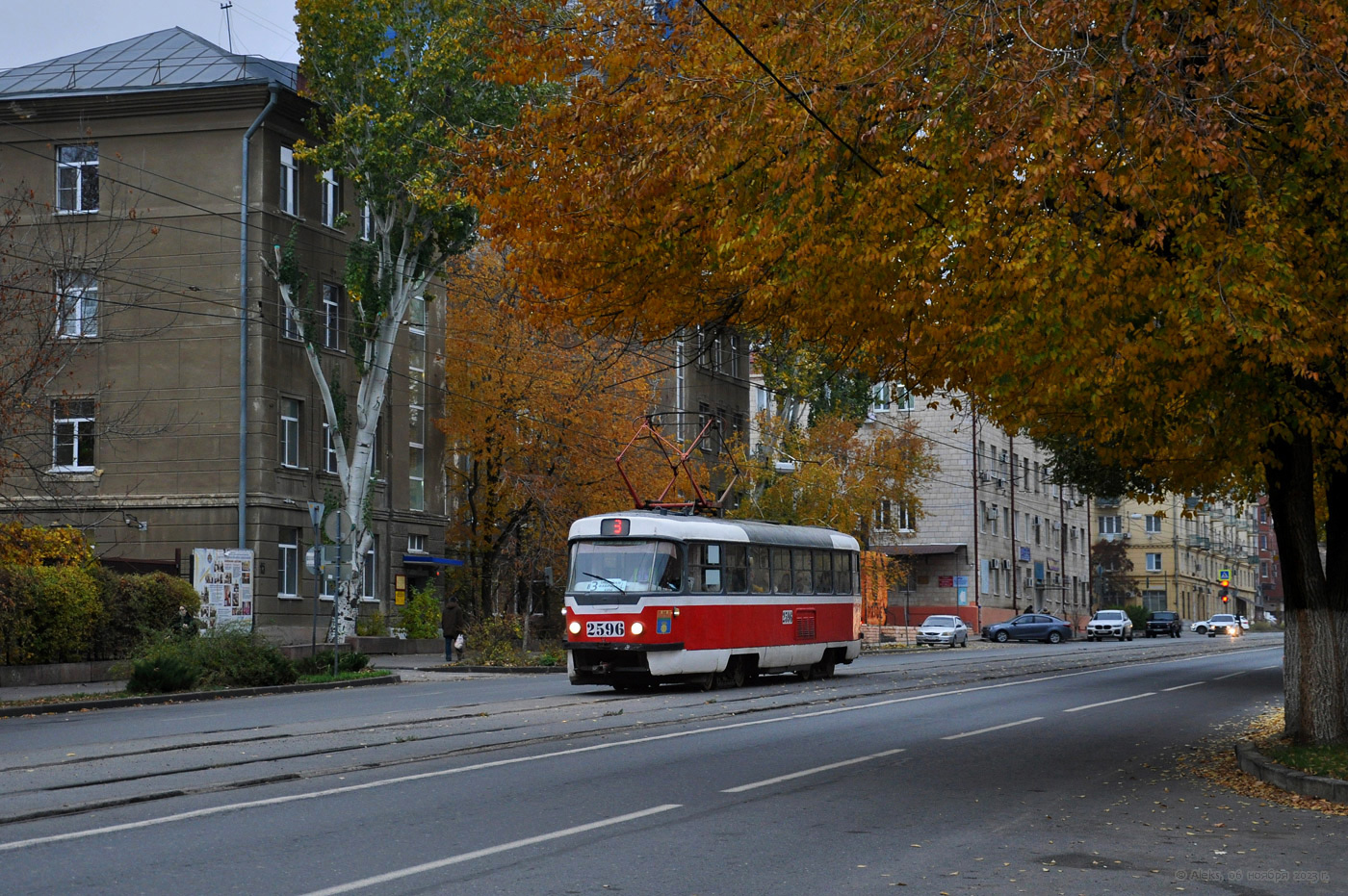 Волгоград, Tatra T3SU (двухдверная) № 2596