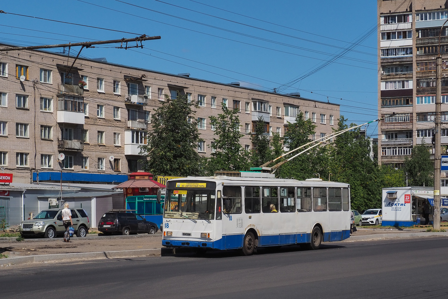 Великий Новгород, Škoda 14TrM (ВМЗ) № 18