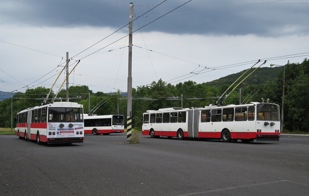 Усти-над-Лабем, Škoda 15Tr08/6 № 545; Усти-над-Лабем, Škoda 15Tr13/6M № 558