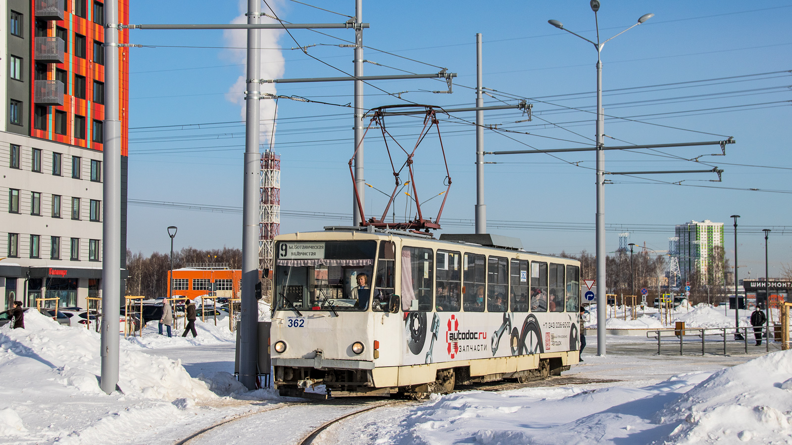 Екатеринбург, Tatra T6B5SU № 362