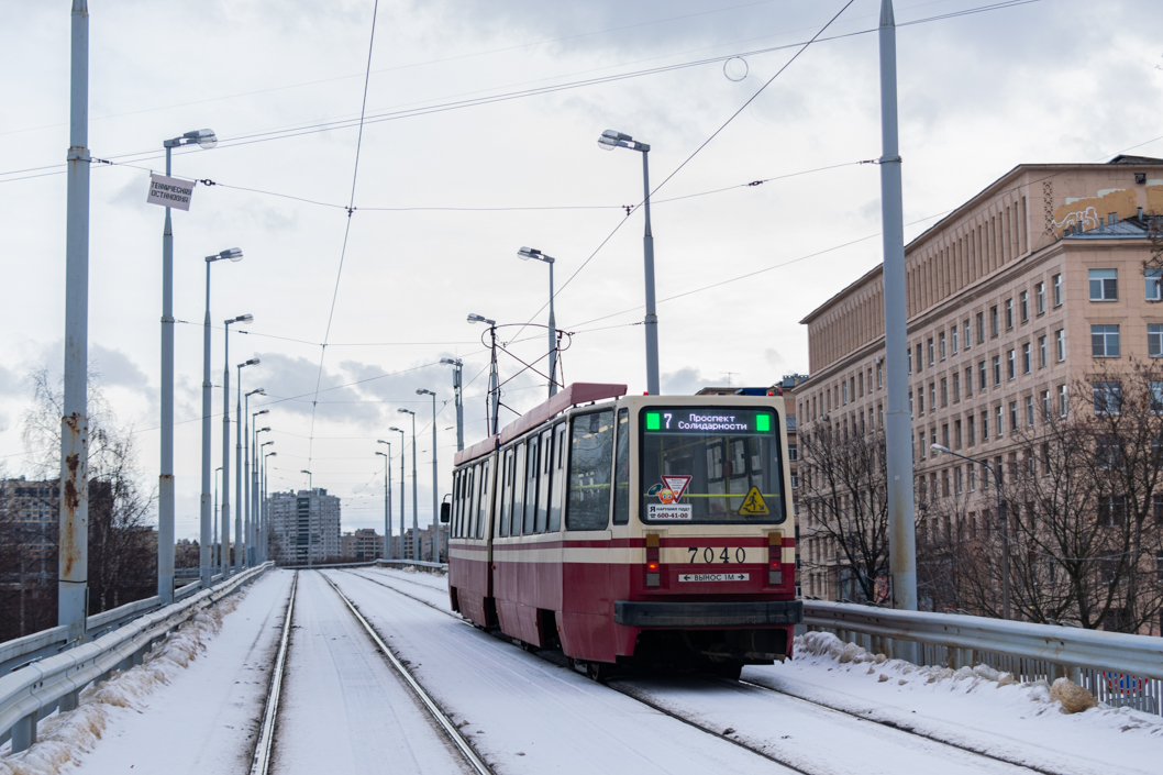 Санкт-Петербург, ЛВС-86М2 № 7040 Санкт-Петербург, ЛВС-86М2 № 7040