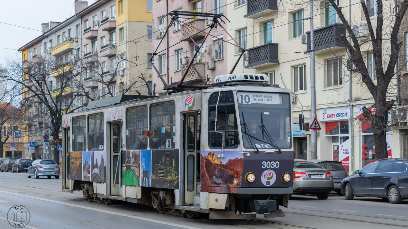 София, Tatra T6A2B № 3030