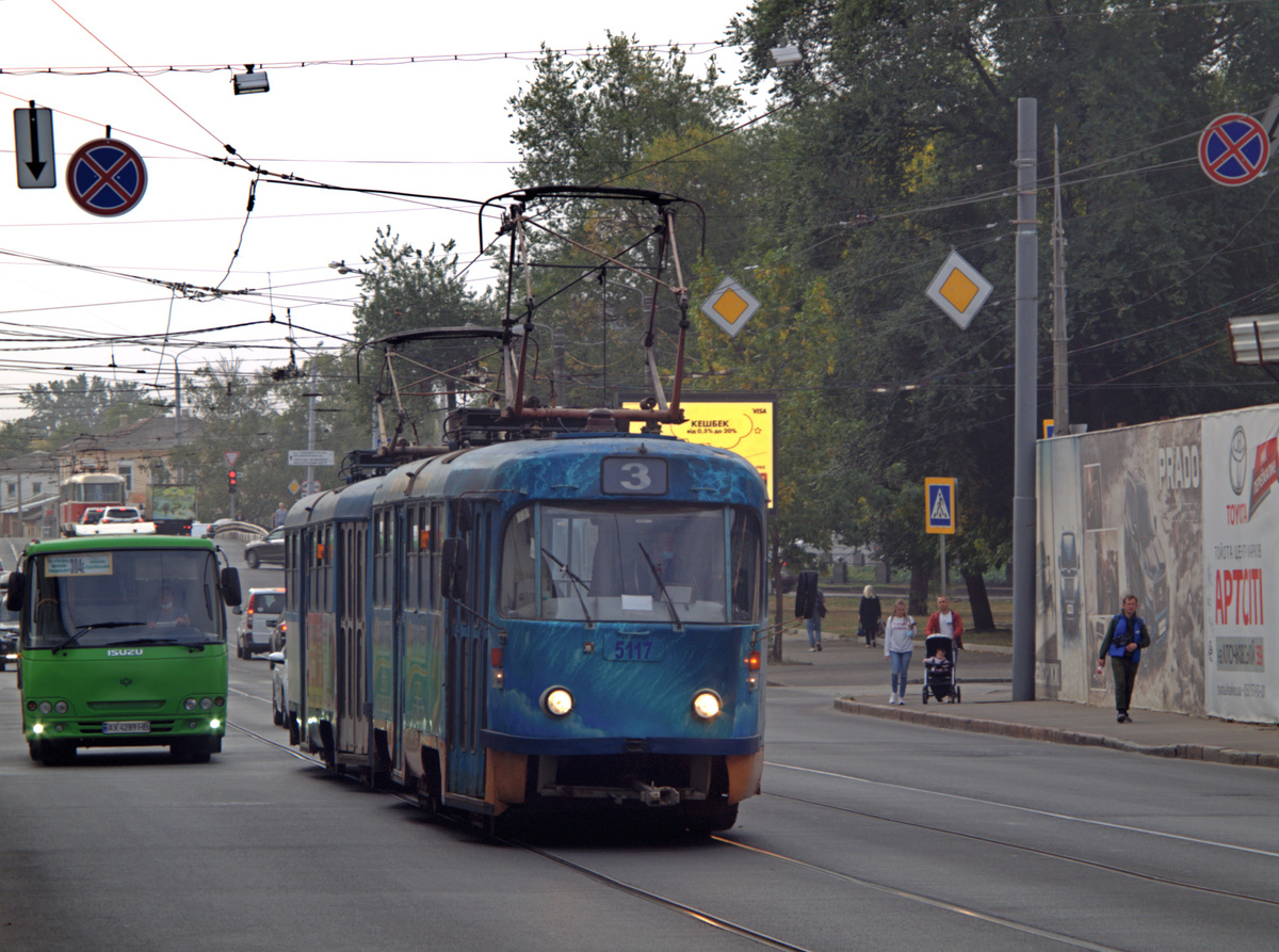 Харьков, Tatra T3A № 5117