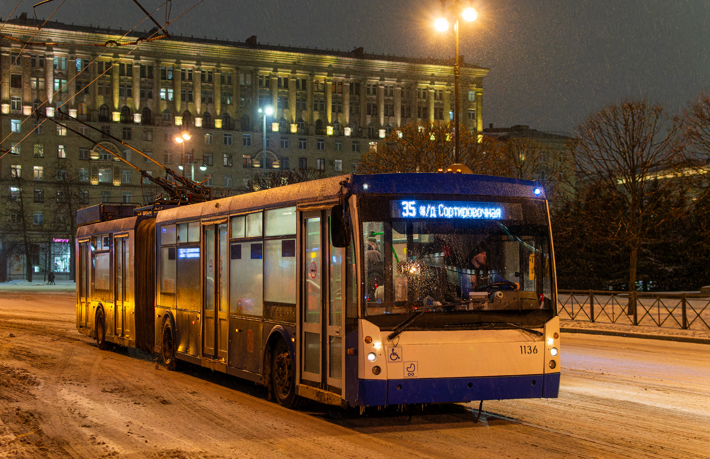Санкт-Петербург, Тролза-6206.01 «Мегаполис» № 1136
