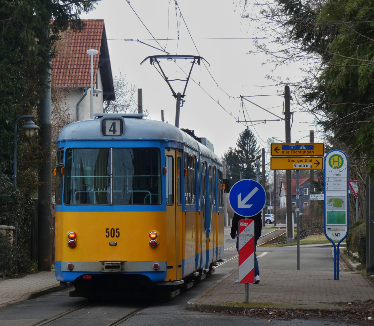 Гота, Duewag GT8NF № 505 Гота, Duewag GT8NF № 505