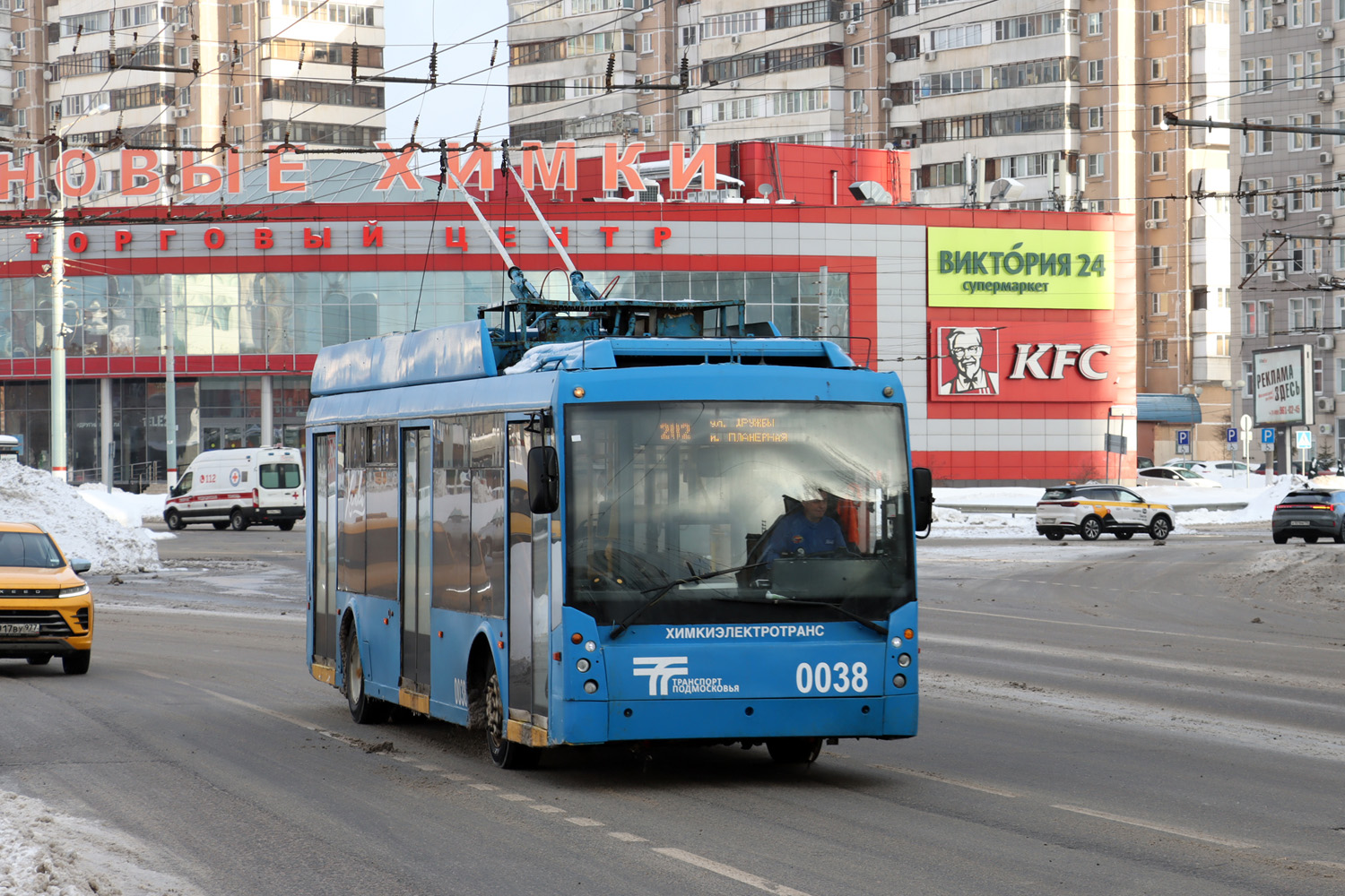 Химки, Тролза-5265.00 «Мегаполис» № 0038