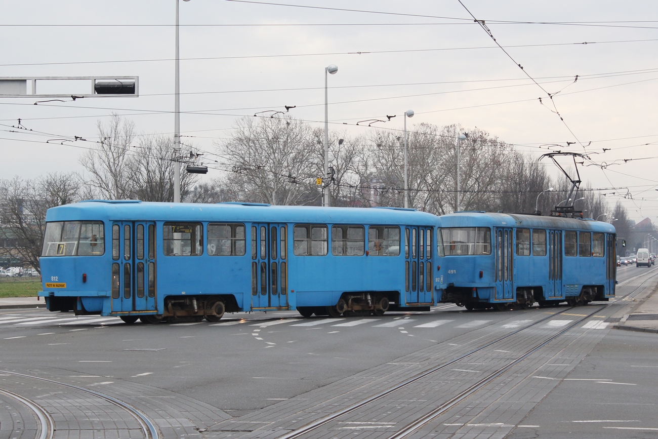 Загреб, Tatra B4YU № 812