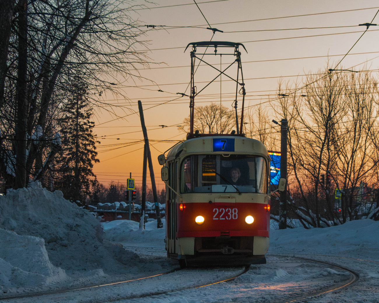 Ижевск, Tatra T3SU (двухдверная) № 2238