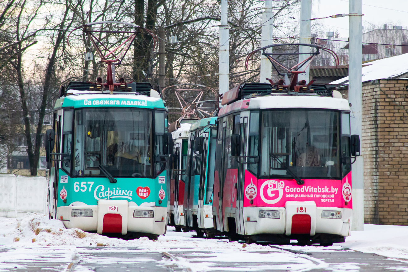 Витебск, БКМ 62103 № 657; Витебск, БКМ 62103 № 619