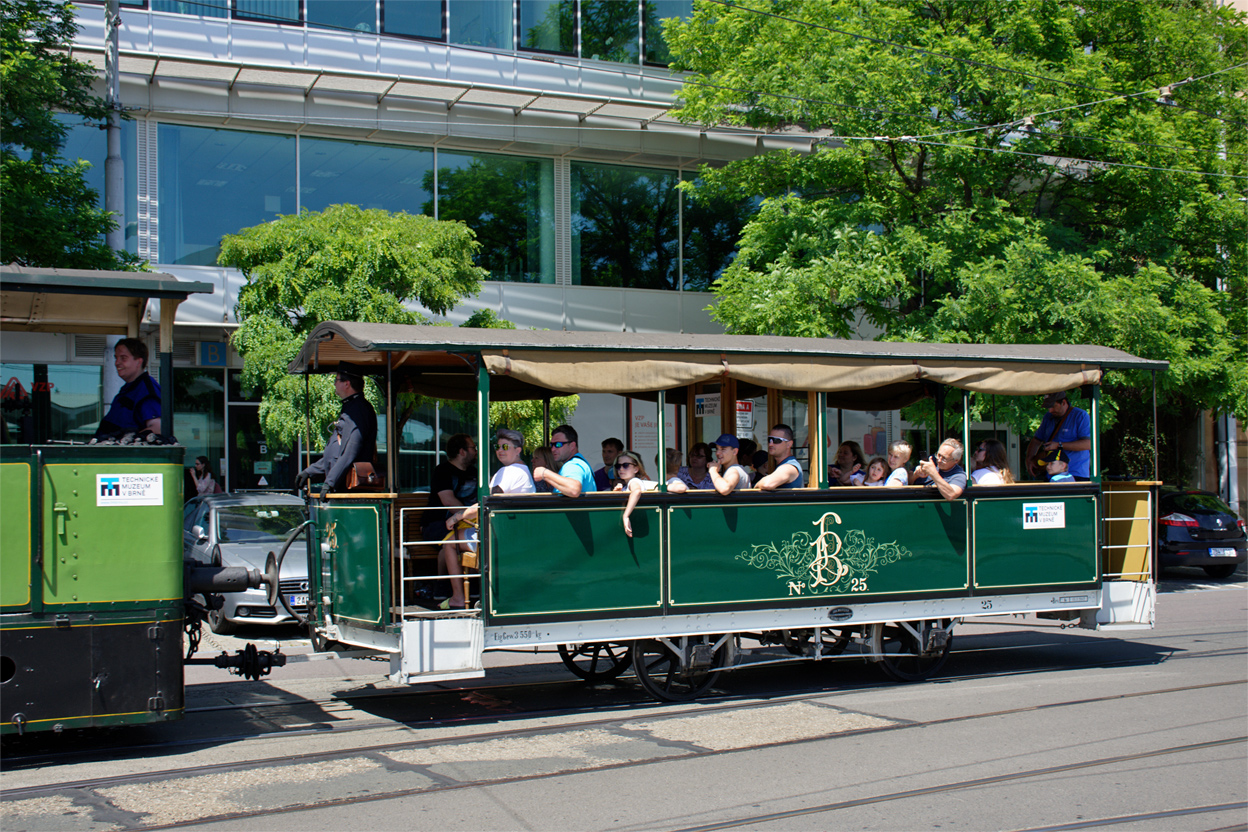 Брно, Двухосный прицепной Graz № 25; Брно — Dopravní nostalgie 2022