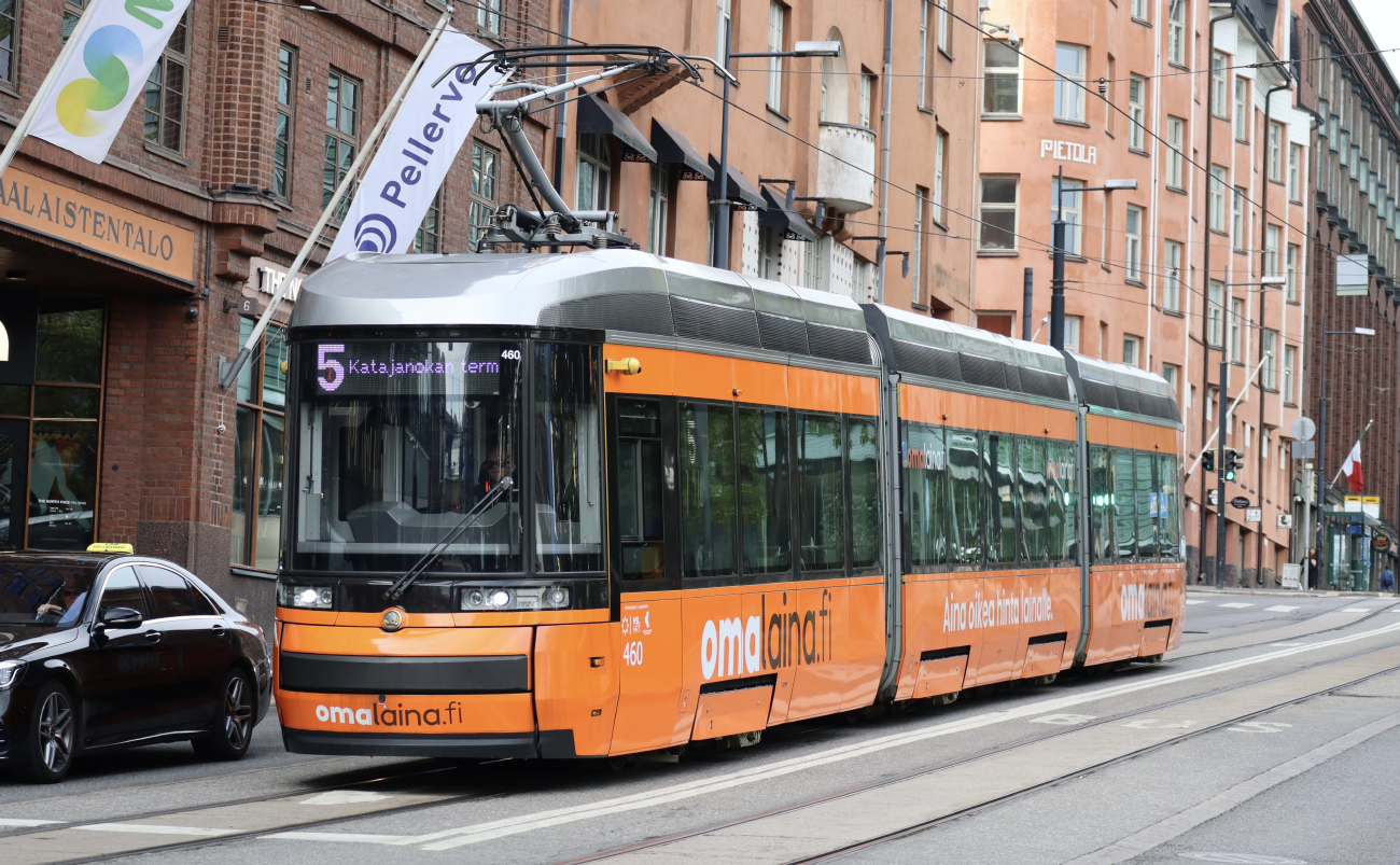 Хельсинки — Эспоо, Škoda ForCity Smart Artic MLNRV3 № 460