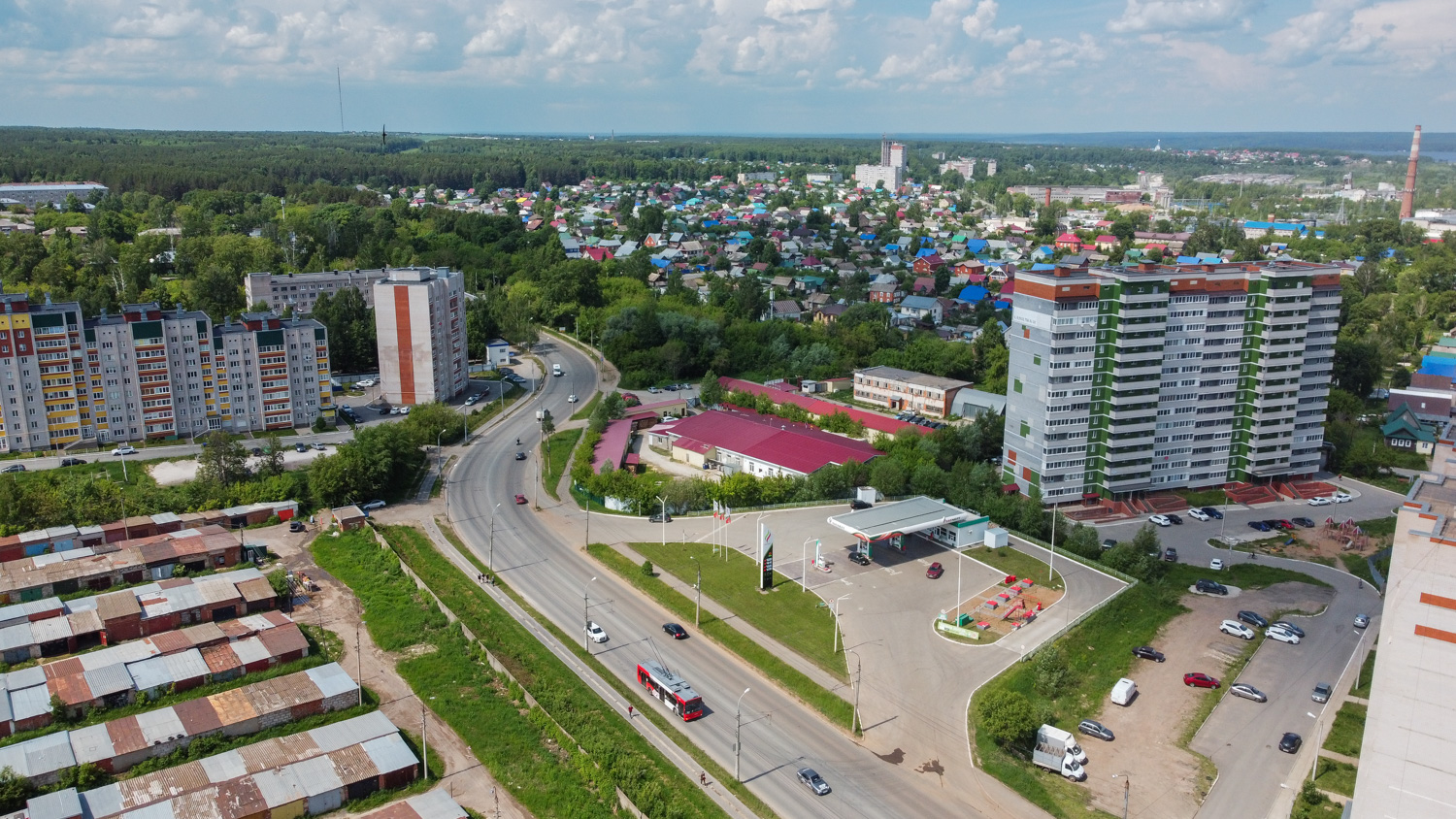 Iżewsk — Electric transit lines