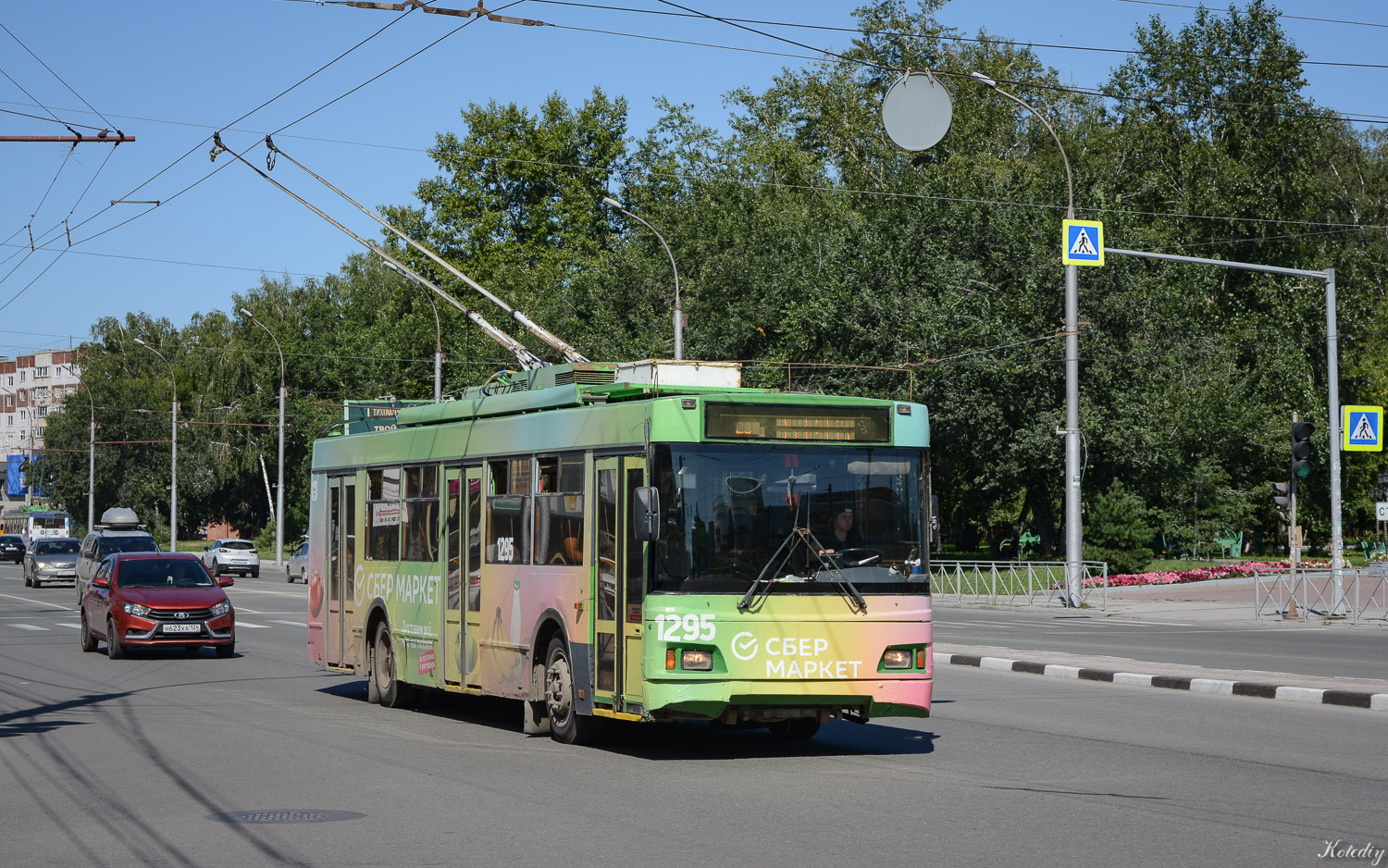 Новосибирск, Тролза-5275.06 «Оптима» № 1295