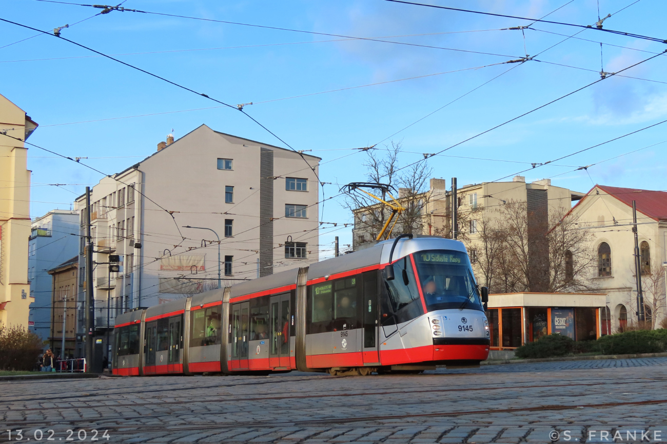 Прага, Škoda 14T Elektra № 9145