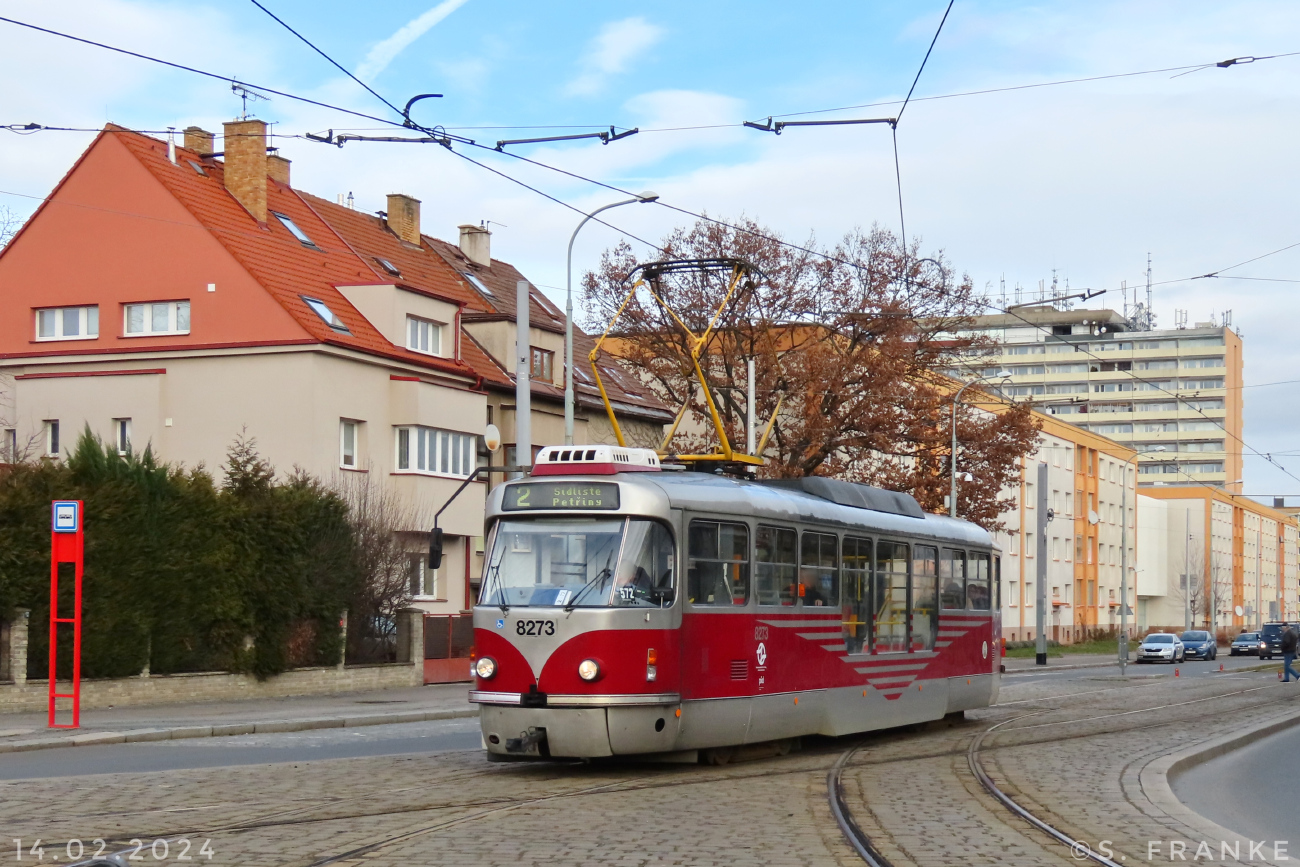 Прага, Tatra T3R.PLF № 8273